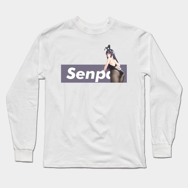 Bunny Girl Senpai Sakurajima Mai Long Sleeve T-Shirt by cocorf